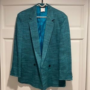 VINTAGE Blue Green Sports Jacket